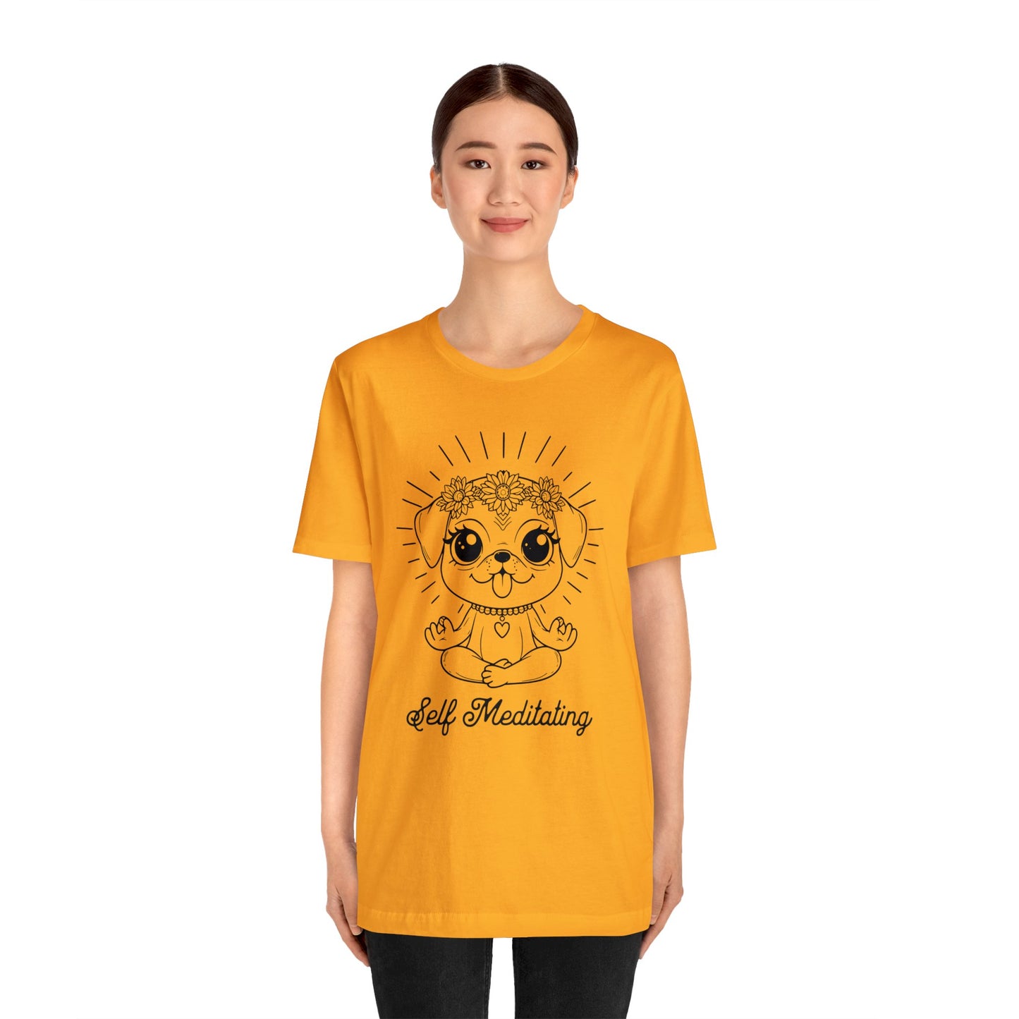 Self Meditating Chill Dog Tee