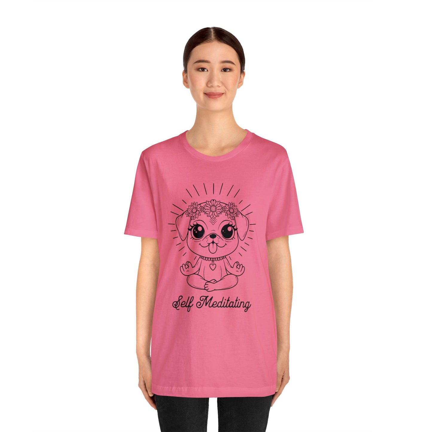 Self Meditating Chill Dog Tee