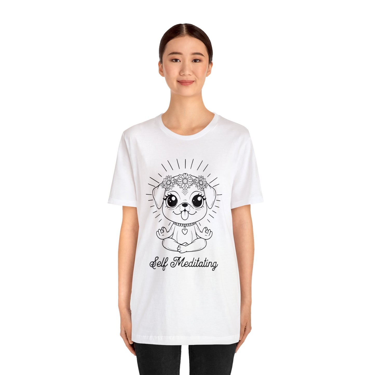 Self Meditating Chill Dog Tee