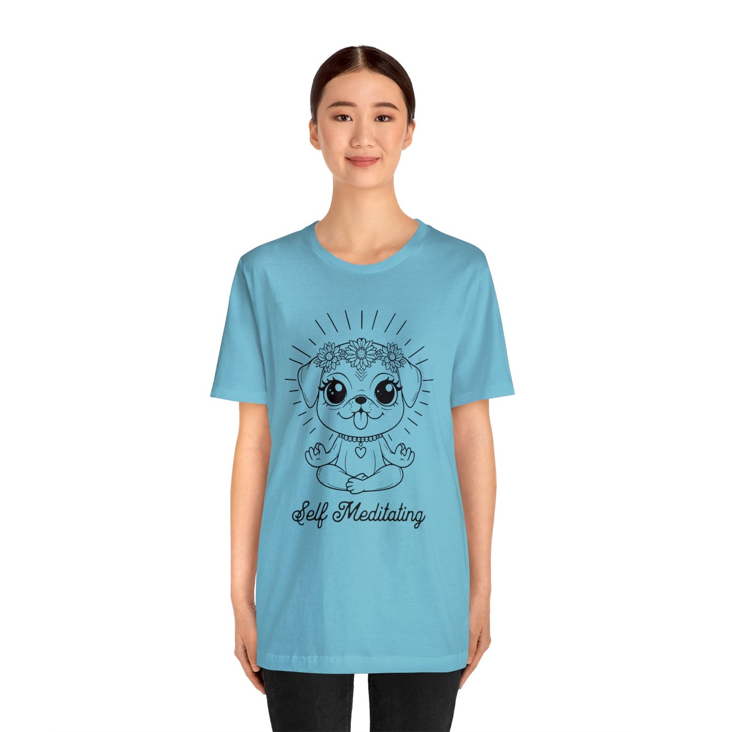 Self Meditating Chill Dog Tee